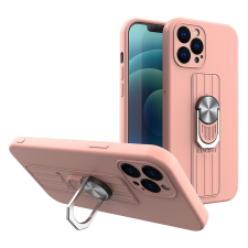 Hurtel Ring tok szilikon tok iPhone 12 Pro Pink tok és táska