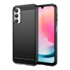 Hurtel Rugalmas Carbon mintás tok Samsung Galaxy M34 Carbon Case - fekete