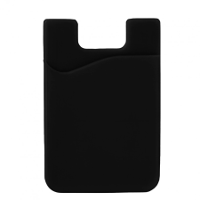Hurtel Self-adhesive card case for the back of the phone - black tok és táska