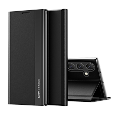 Hurtel Sleep Case Pro Case SAMSUNG Galaxy A24 4G készülékhez flipes állvánnyal fekete tok tok és táska