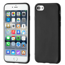 Hurtel Soft Matt tok iPhone 6S 6 fekete telefon tok telefontok tok és táska