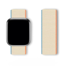 Hurtel Sport Loop csereszíj Apple Watch 38/40/41mm - bézs okosóra kellék