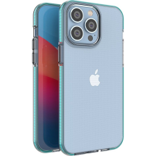 Hurtel Spring Case iPhone 14 Pro Max Szilikon Tok Kerettel Világoskék Színben (187761832) tok és táska