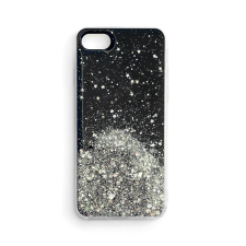 Hurtel Star Glitter ragyogó telefontok iPhone 13 Pro fekete tok és táska