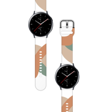 Hurtel Strap Moro okosóra csereszíj Samsung Galaxy Watch 42mm csereszíj Camo fekete (3) tok okosóra kellék