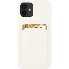 Hurtel Szilikon Tok Bankkártyatartóval Samsung Galaxy A72 4G Fehér (9145576229828) tok és táska