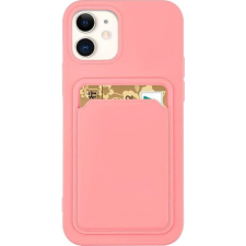 Hurtel Szilikon Tok Bankkártyatartóval Samsung Galaxy A72 4G Rózsaszín (9145576229859) tok és táska