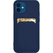 Hurtel Szilikon Tok Bankkártyatartóval Samsung Galaxy A72 4G Tengerészkék (9145576229873) tok és táska