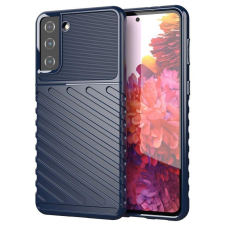 Hurtel Thunder tok Rugalmas ütésálló telefontok Samsung Galaxy S22 + (S22 Plus) kék tok és táska