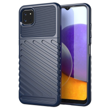 Hurtel Thunder tok Rugalmas ütésálló tok TPU tok Samsung Galaxy A22 5G kék tok és táska