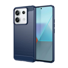 Hurtel Xiaomi Redmi Note 13 Pro+ 5G Telefontok - Carbon Fiber kék szilikon tok tok és táska