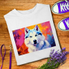  Husky női póló