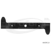 Husqvarna Fűnyíró kés Husqvarna CTH130, CTH150, P125 464mm, 6 ágú csillag, 3 furatos utángyártott