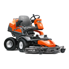 Husqvarna P524X Rider elülső vágóasztalos fűnyíró traktor fűnyíró