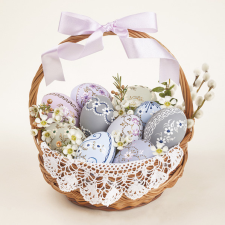 Húsvét Basket with Lace szalvéta 20 db-os 33x33 cm party kellék