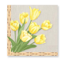 Húsvét Tulips szalvéta 20 db-os 33x33 cm party kellék