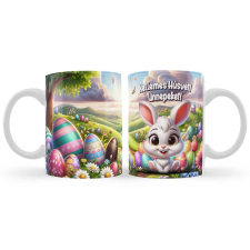  Húsvéti bögre, Nyuszika színes tojásokkal ajándéktárgy