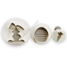 Húsvéti Fondant Kiszúró Készlet – 3 Részes Rugós sütés és főzés
