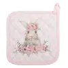  Húsvéti nyuszis edényalátét - 20x20cm - Floral Easter Bunny