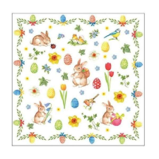 Húsvéti nyuszis szalvéta - Easter Collage papírárú, csomagoló és tárolóeszköz