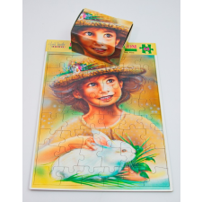  Húsvéti Puzzle dobozzal /999978 puzzle, kirakós