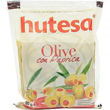 Hutesa zöld olivabogyó paprikakrémmel töltve zacskós 200ml konzerv