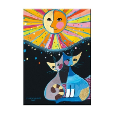 Hűtőmágnes 8x5,4x0,3cm,Rosina Wachtmeister:Happines is shared ajándéktárgy