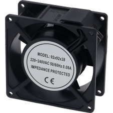  HŰTŐVENTILÁTOR SZÁMÍTÓGÉPHEZ 92X92X38 240V - 18W CSOMAGOLVA beépíthető gépek kiegészítői