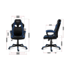 HUZARO FORCE 2.5 BLUE MESH Gaming armchair Mesh seat Black, Blue