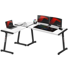 HUZARO Hero 6.0 Gamer asztal - Fehér (HZ-HERO 6.0 WHITE) bútor