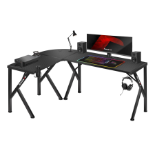 HUZARO Hero 6.3 Gamer asztal - Fekete (HZ-HERO 6.3 BLACK) bútor