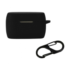 Huzat a Jabra Elite 5 bluetooth sztereó fejhallgató védelmére, fekete színű, akasztóval fülhallgató, fejhallgató tok