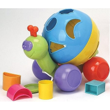 Húzható csiga formakeresővel bébijáték (81099) tili toli