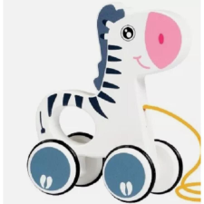 Húzogatós fa játékok - Zebra tili toli
