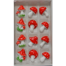  HY-5067 DEKOR GOMBA 12 DB 3CM dekorációs kellék