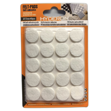 HYDERON Bútorcsúsztató Filc Öntapadó 17Mm Fehér 20Db/Cs Hyderon bútor