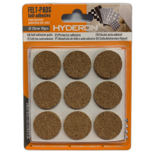 HYDERON Bútorcsúsztató Talp Parafa Öntap.25Mm 18Db/Cs Hyderon bútor