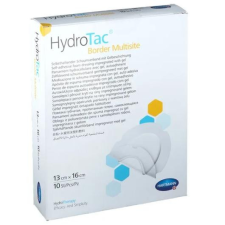  HydroTac® Border Multisite géllel impregnált habkötszer (13x16 cm ovális; 10 db) gyógyászati segédeszköz