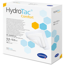 HydroTac® Comfort géllel impregnált habkötszer (12,5x12,5 cm; 10 db) gyógyászati segédeszköz