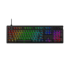 HYPERX Alloy Rise Gaming Linear Red switches US billentyűzet fekete (7G7A3AA#ABA) (7G7A3AA#ABA)