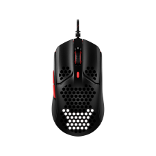 HYPERX Pulsefire Haste Vezetékes Gaming Egér - Fekete/Piros (Csomagolássérült) egér