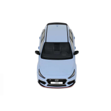  Hyundai I30 N kék 2017(22) modell autó 1:18 makett