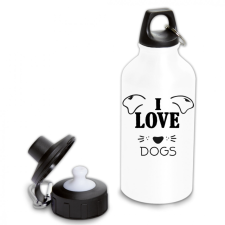 I love dogs - Fémkulacs kulacs, kulacstartó