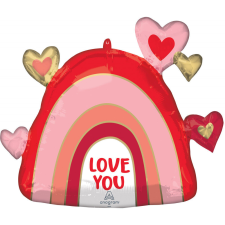 I love You, Szeretlek fólia lufi 66 cm party kellék