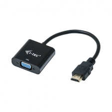 I-TEC HDMI2VGAADA video átalakító kábel 0,15 M HDMI VGA Fekete kábel és adapter