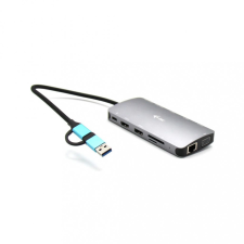 I-TEC USB 3.0 USB-C/Thunderbolt 3x Display Metal Nano Dock with LAN + Power Delivery 100 W laptop kellék
