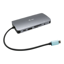 I-TEC USB-C Metal Nano Dock HDMI/VGA with LAN + Power Delivery 100 W - docking station - VGA, HDMI (C31NANODOCKVGAPD) - Notebook dokkoló laptop kellék