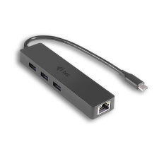 I-TEC USB C Slim 3 portos HUB USB 3.0 to RJ-45 3x USB 3.0  (C31GL3SLIM) (C31GL3SLIM) hub és switch