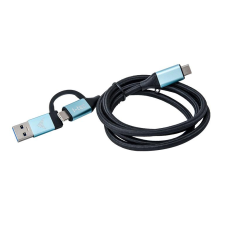 I-TEC USB-C - USB-C + USB 3.0 Adapter kábel 1m - Fekete kábel és adapter