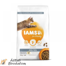 IAMS Cat Adult Indoor csirke 10kg macskaeledel